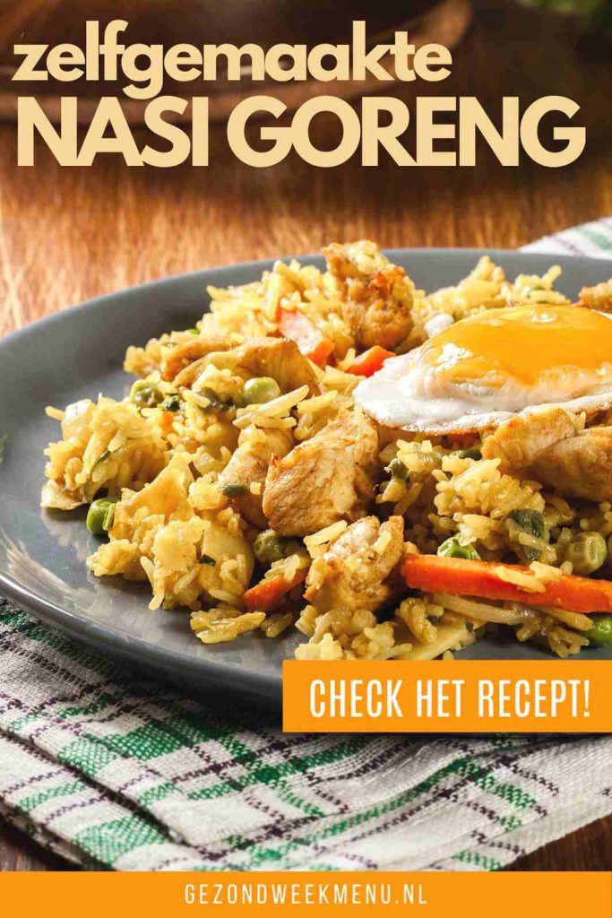 Op zoek naar een lekker recept voor nasi zonder pakje? Deze nasi goreng is superlekker en staat binnen 30 minuten op tafel. #nasigoreng #indonesisch