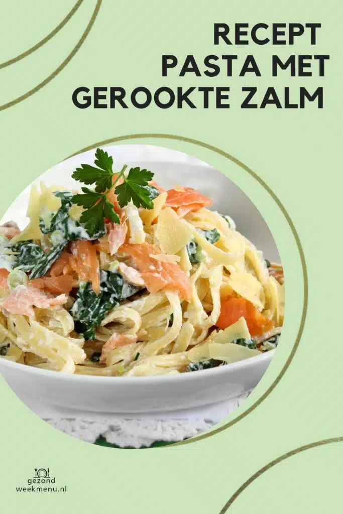 Deze snelle pasta met gerookte zalm staat binnen 20 minuten op tafel. Het perfecte pasta recept voor een drukke doordeweekse dag!