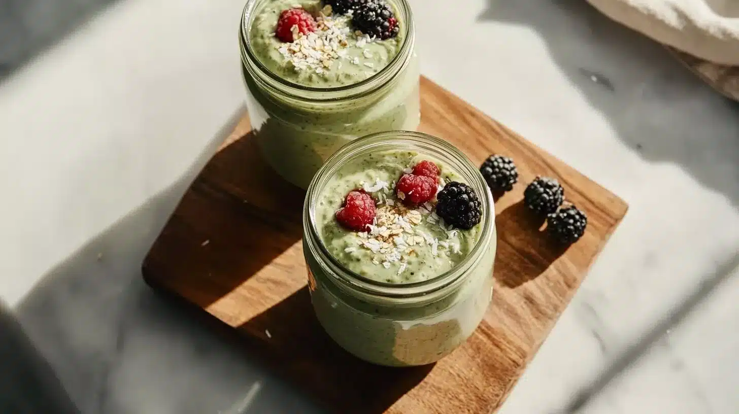 Overnight Oats met Matcha