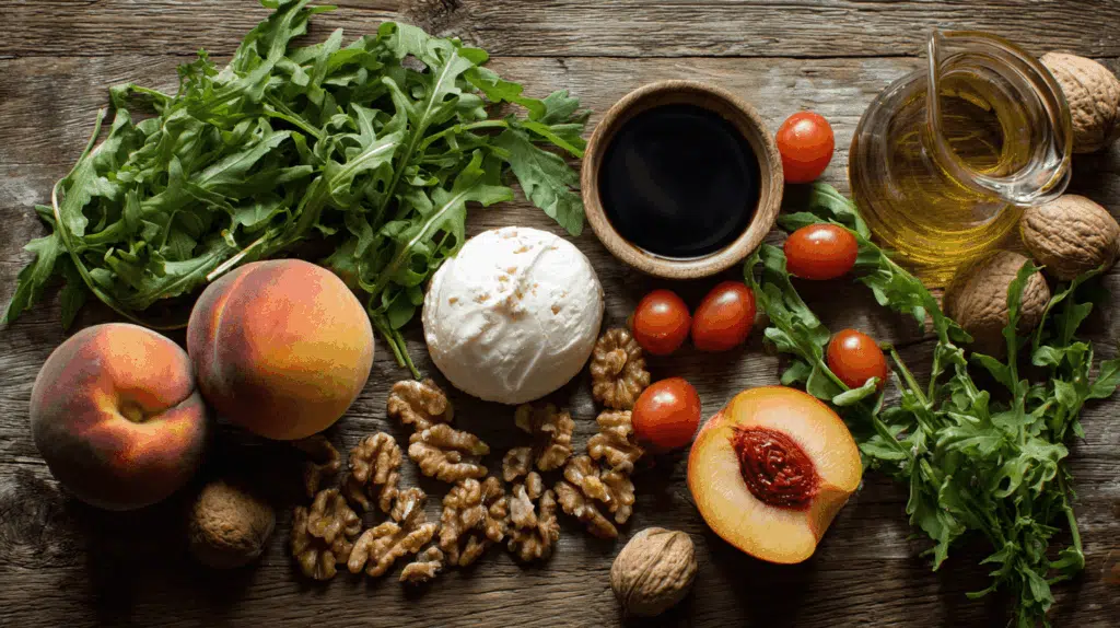 Alle ingrediënten Perzik Salade zelf te maken