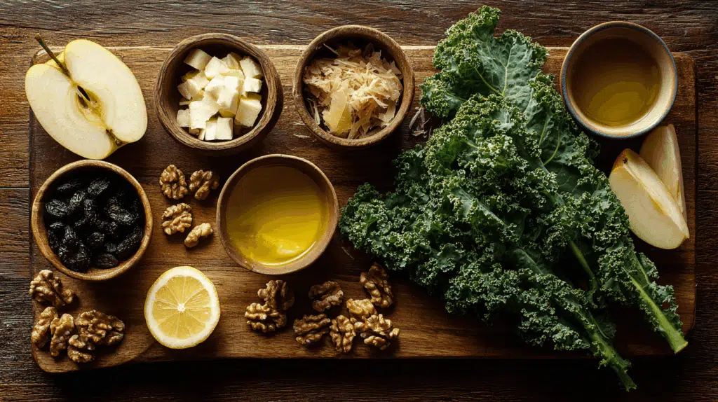 ingrediënten om boerenkool salade zelf te maken