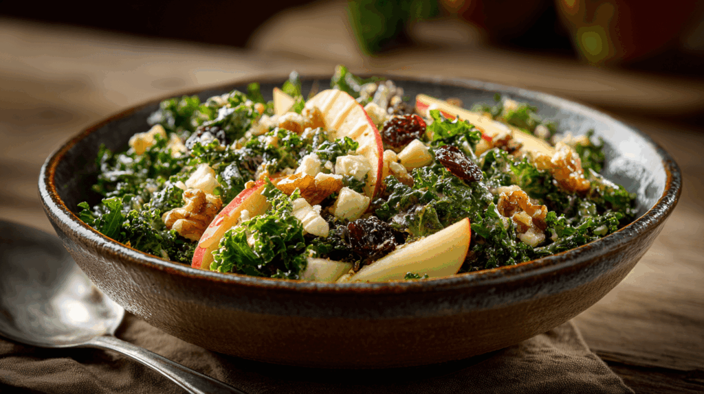 boerenkool salade recept met appel en feta