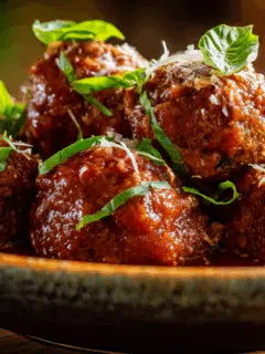 Italiaanse gehaktballetjes in tomatensaus