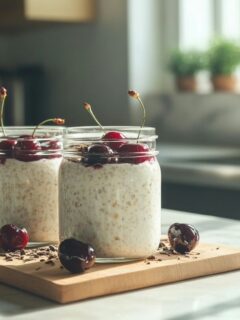 Overnight Oats met Kersen