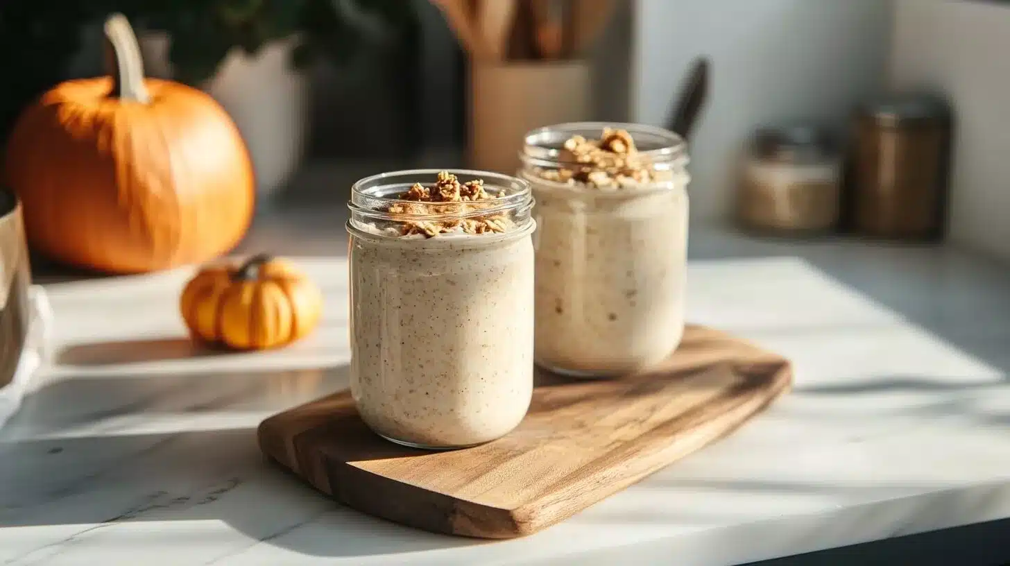 Pumpkin Overnight Oats met Pompoen