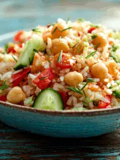 Rijstsalade