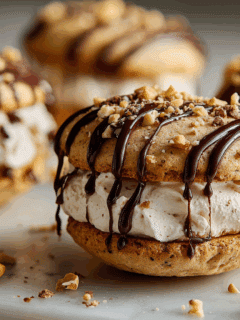 Blonde whoopie pies met hazelnoot