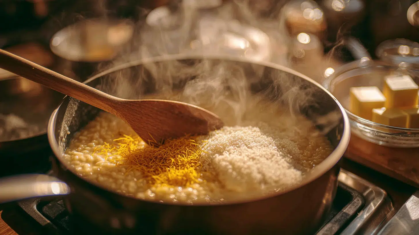 Tijdens het kookproces