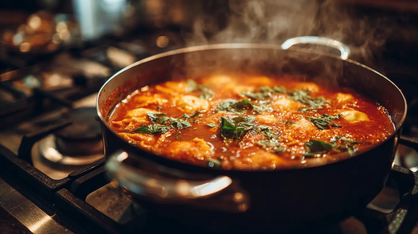 Tijdens het kookproces