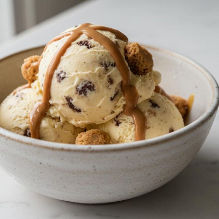 Bananenijs met Pindakaas en Cookie Dough