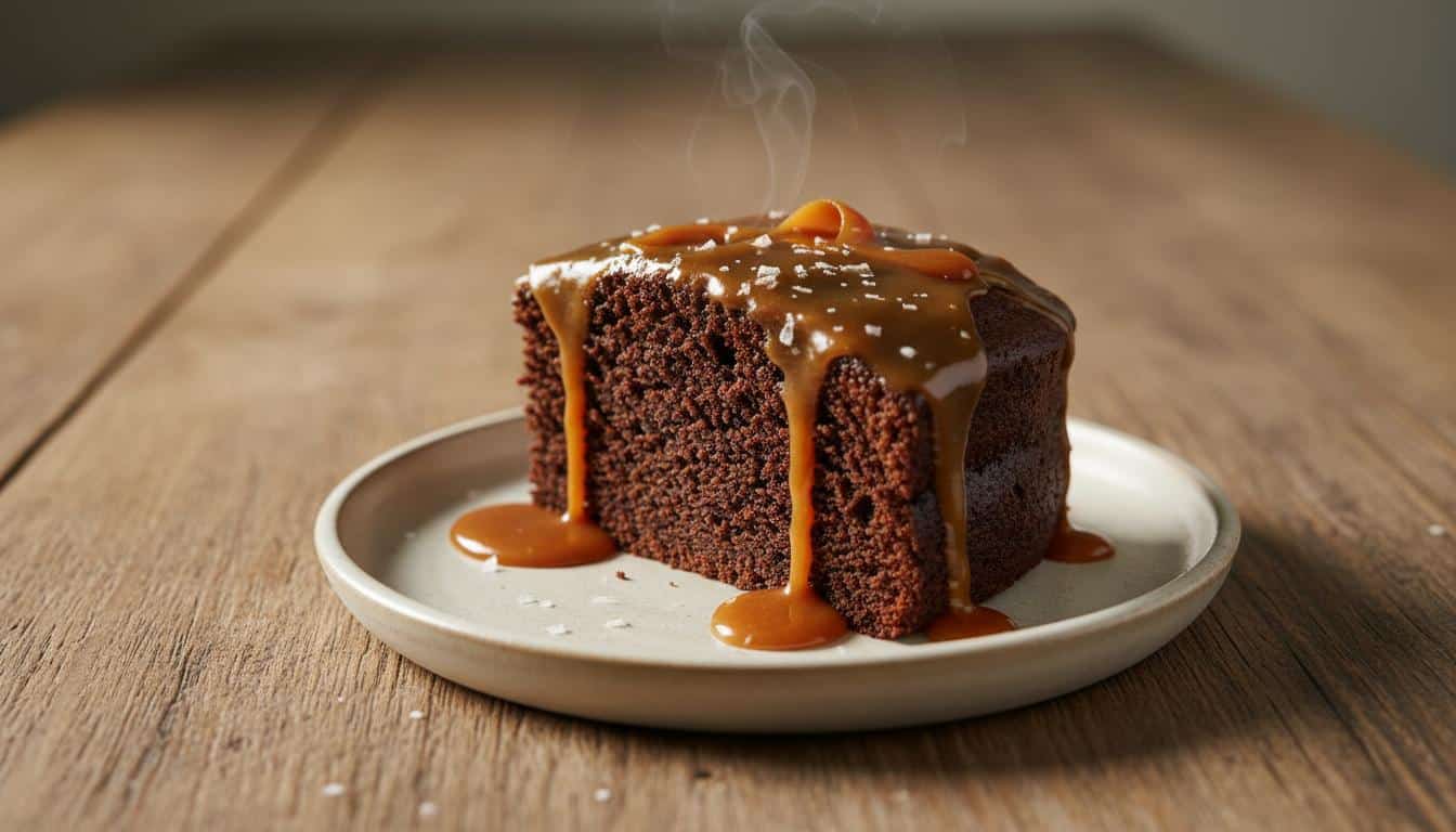 Chocoladecakeje met Salted Caramel