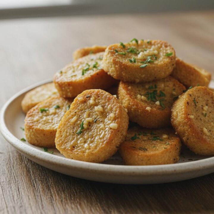 Croutons met knoflook (zelf maken)