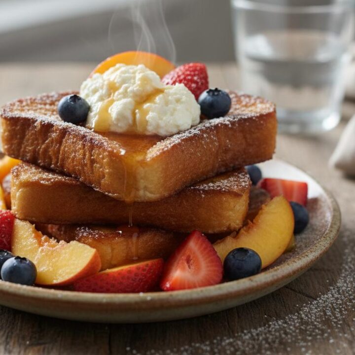 Wentelteefjes met kwark en zomerfruit